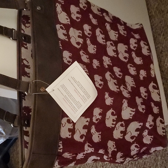 Elephant print totebag - Picture 2 of 4